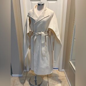 Elegant Cream Trench Coat